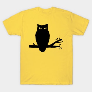 Spooky Owl Silhouette T-Shirt